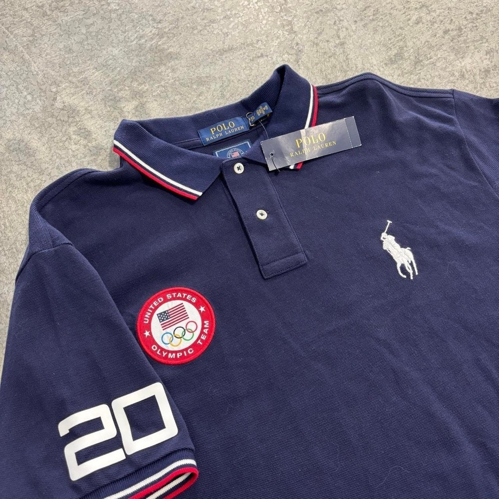 NWT 2016 Polo Ralph Lauren USA Olympic Team Polo Shirt XL Number 20